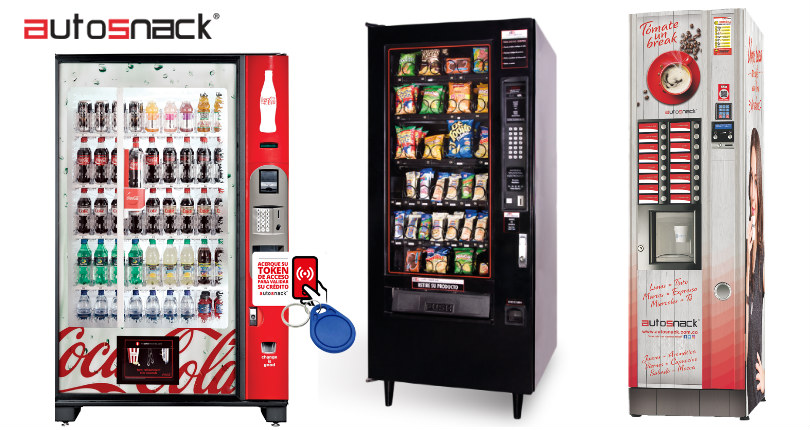 Las máquinas vending de Autosnack brindan una amplia oferta de snacks para los diferentes gustos de tus empleados.