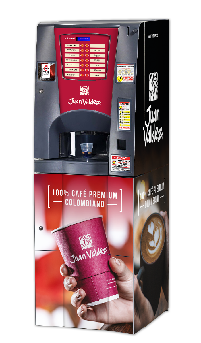 Máquinas expendedoras de café y bebidas calientes